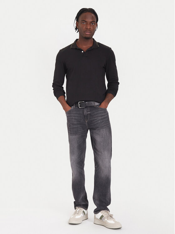 Guess Guess Polo marškinėliai M5BP58 K7O64 Juoda Slim Fit