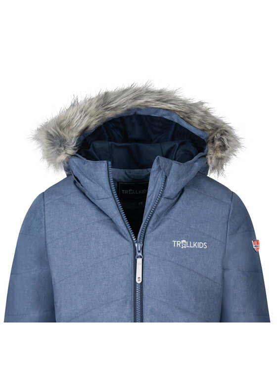 TROLLKIDS TROLLKIDS Kurtka zimowa 133-184 Niebieski Regular Fit
