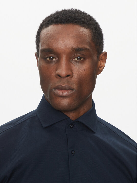 BOSS BOSS Koszula H-HANK-spread-C1-222 50539227 Granatowy Slim Fit