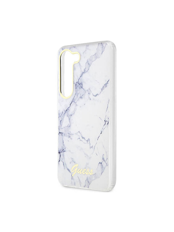 Guess Guess Etui na telefon Marble Collection Biały