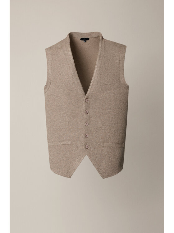 Lancerto Lancerto Kamizelka Lior SW073225000092 Beżowy Regular Fit