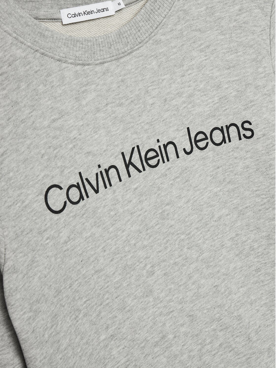 Calvin Klein Jeans Calvin Klein Jeans Bluza IU0IU00581 Szary Regular Fit