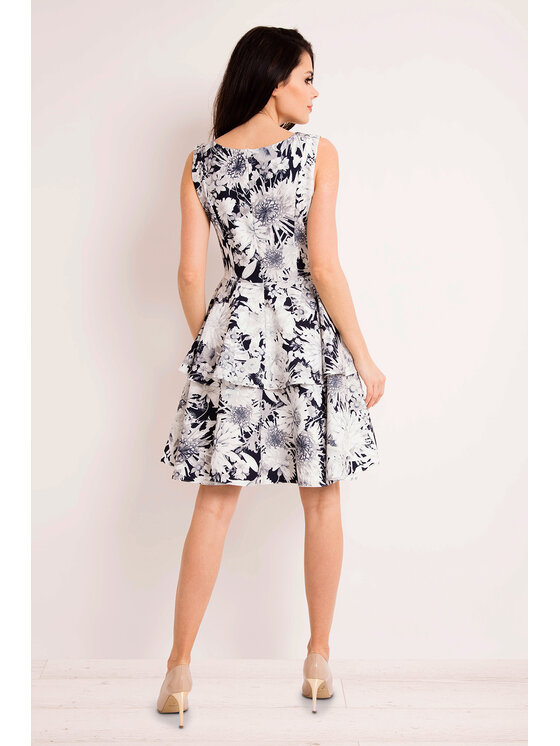 Infinite You Infinite You Sukienka letnia M126 Granatowy Basic Fit