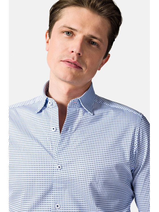 Lancerto Lancerto Koszula Torey KO073222000030 Niebieski Slim Fit