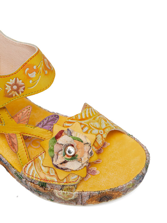 Laura Vita Laura Vita Босоніжки Facdiao 42 Жовтий