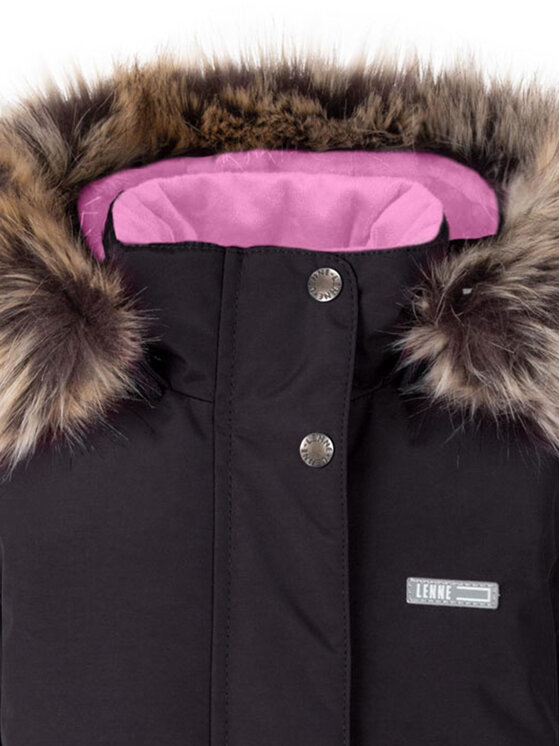 Lenne Lenne Kurtka anorak 23334-042 Czarny Basic Fit
