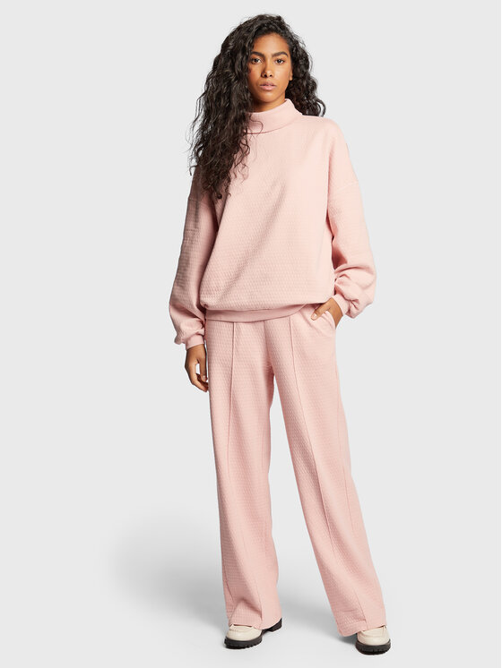 American Vintage American Vintage Долнище анцуг Ellan ELLA05AH22 Розов Loose Fit