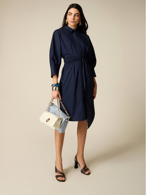 Oltre Oltre Abito da sera 7038J000904N034 Blu Baggy Fit