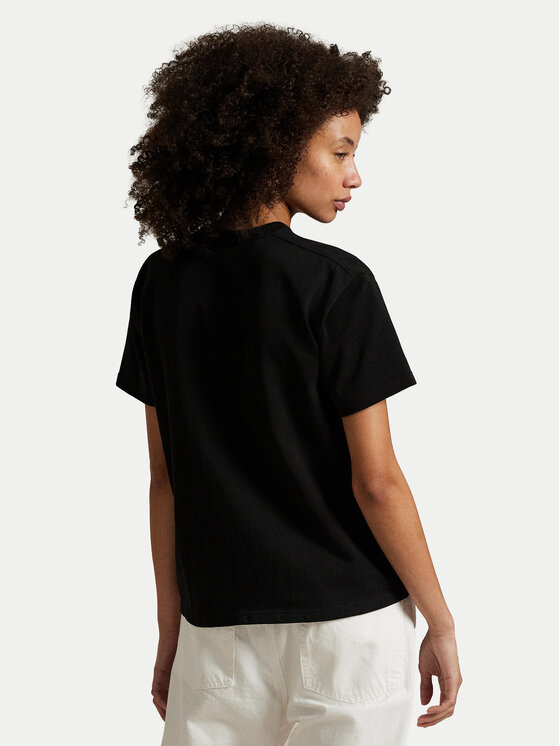 Polo Ralph Lauren Polo Ralph Lauren T-shirt 211967104002 Crna Relaxed Fit