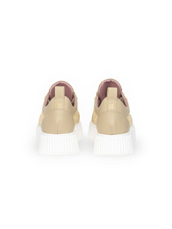Deni Cler Milano Deni Cler Milano Sneakersy T-DC-B602-E2-77-12-1 Beżowy