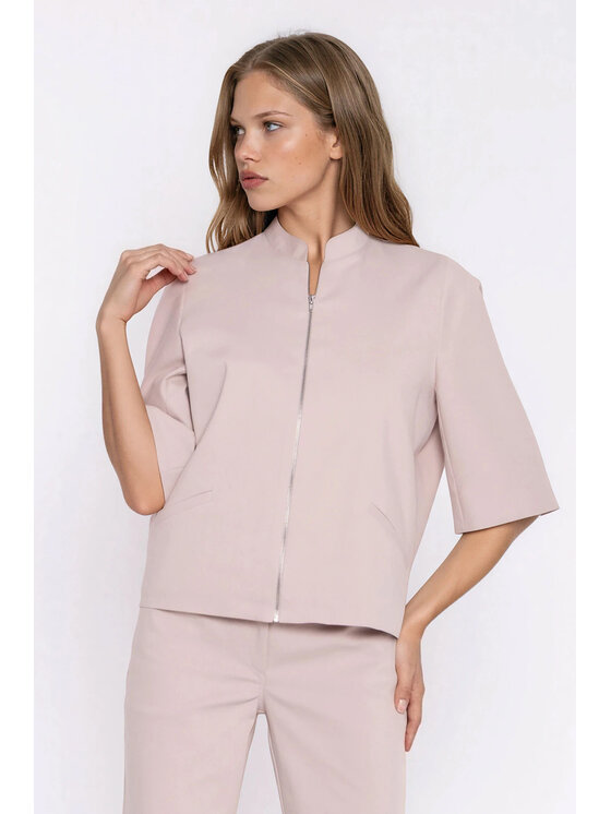 NIFE NIFE Marynarka Z101 Beżowy Modern Relaxed Fit