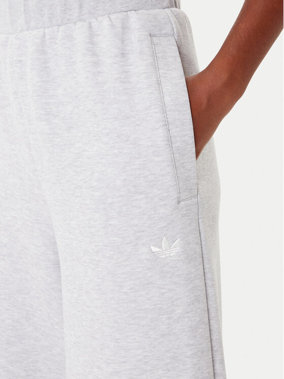 adidas adidas Spodnie dresowe Off Placed 3-Stripes KA0833 Szary Wide Leg