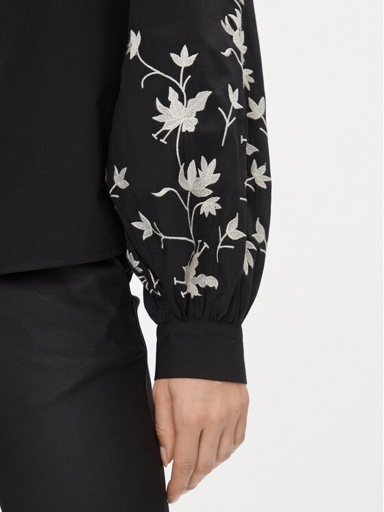 Vila Vila Сорочка 14090057 Чорний Regular Fit