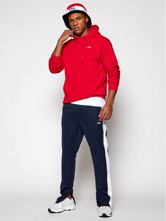Fila Bluza Edison 688163 Czerwony Regular Fit Modivo.pl