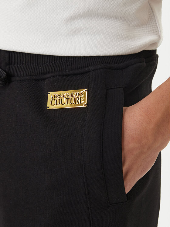 Versace Jeans Couture Versace Jeans Couture Športové kraťasy 80GADT04 CF01T Čierna Regular Fit