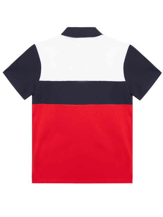 Polo J25L25 D Rosso Slim Fit