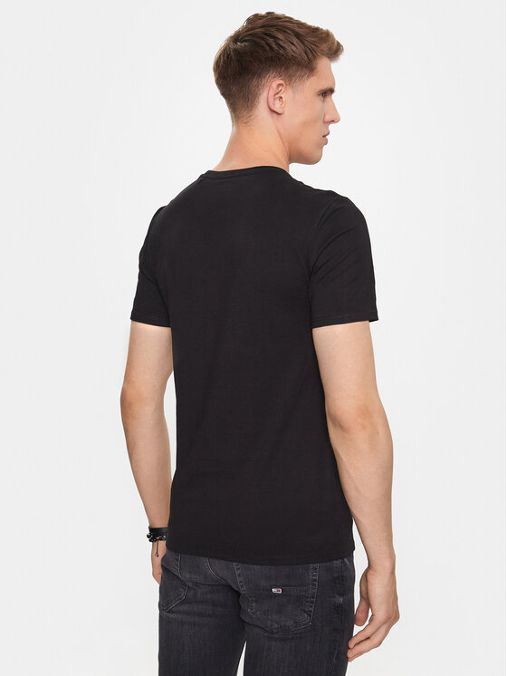 Guess Guess T-Shirt M2YI36 I3Z14 Černá Slim Fit