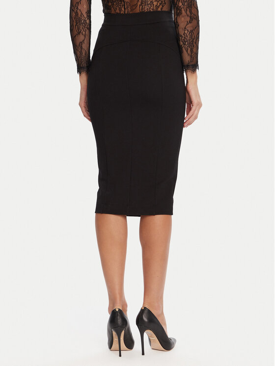 Rinascimento Rinascimento Fustă tip creion CFC0126163003 Negru Slim Fit