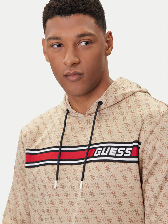 Guess Guess Bluza Z4BQ30 K7122 Beżowy Regular Fit