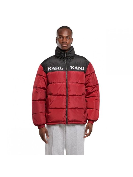 Karl Kani Karl Kani Giubbotto invernale Retro Essential Puffer Jacket Nero Regular Fit