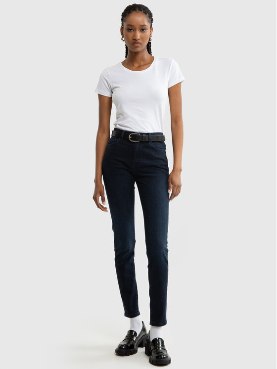BIG STAR BIG STAR Jeansy ADELA Granatowy Skinny Fit
