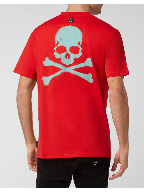 PHILIPP PLEIN PHILIPP PLEIN T-Shirt 247 Czerwony Regular Fit