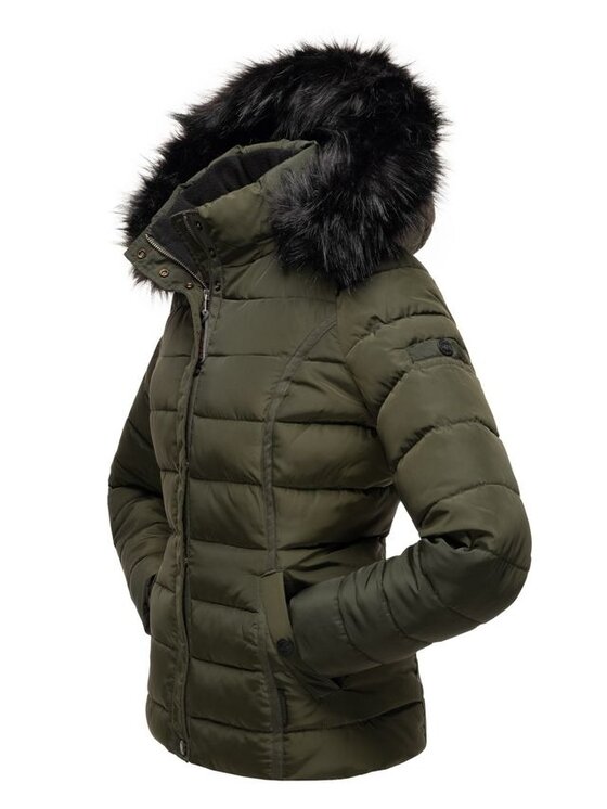 Navahoo Navahoo Kurtka zimowa Miamor Zielony Casual Fit