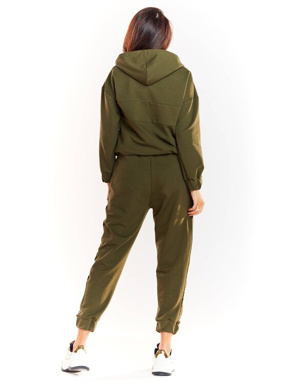 Infinite You Infinite You Mikina M228 Kaki Basic Fit