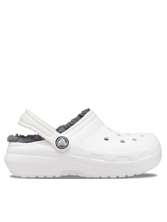 Crocs Iešļūcenes Classic Lined Clog Kids 207010 Balts