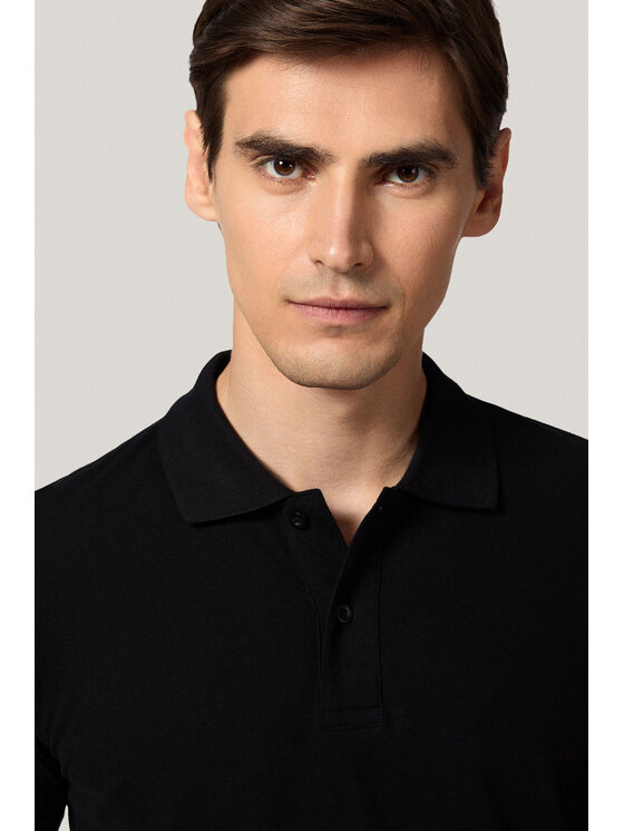 Próchnik Próchnik Polo PM5 PO073125000020 Czarny Regular Fit