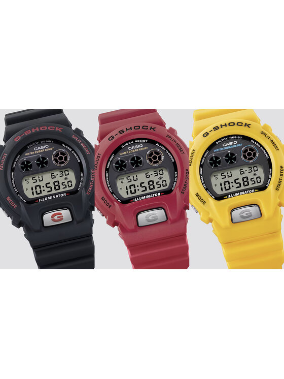 Casio Casio Zegarek DW-6900TR-4ER Czerwony