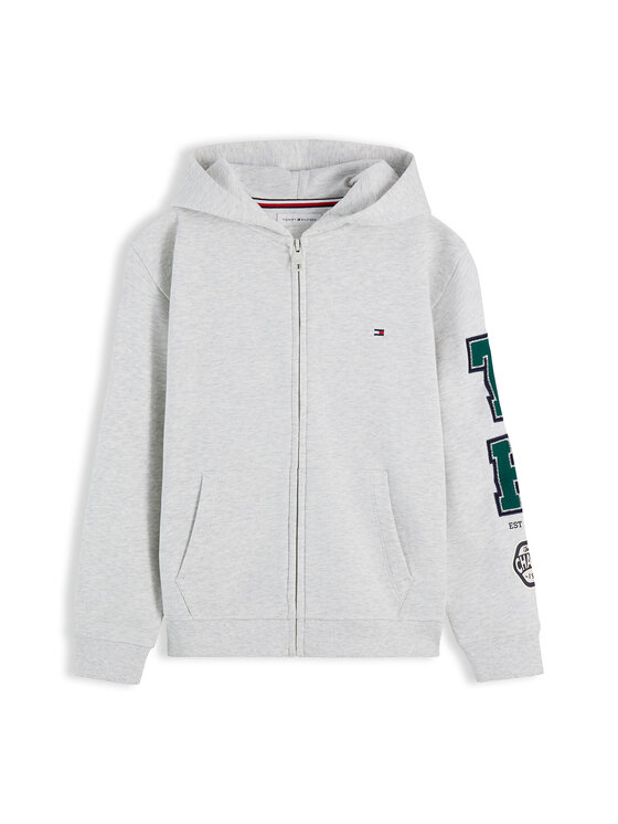Tommy Hilfiger Tommy Hilfiger Džemperis Brand Love KB0KB10632 Šviesiai pilka Regular Fit