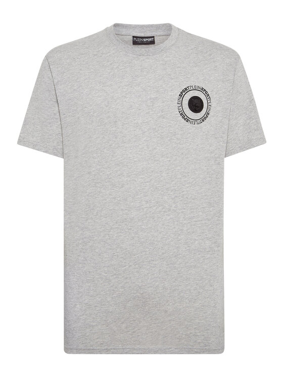 Plein Sport Plein Sport T-Shirt 14175 Szary Regular Fit