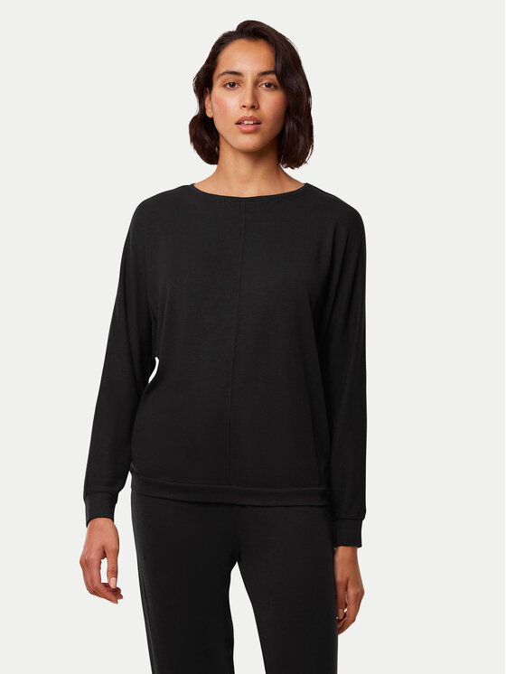 Triumph Triumph Pižamos marškinėliai Cozy Comfort 10216538 Juoda Regular Fit