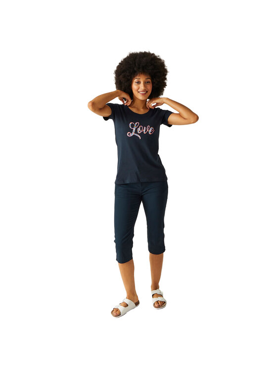 Regatta Regatta T-Shirt Filandra VIII Granatowy Short Fit