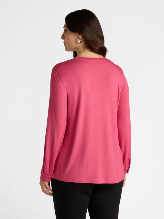Fiorella Rubino Fiorella Rubino T-Shirt G471L308397N006 Różowy Regular Fit