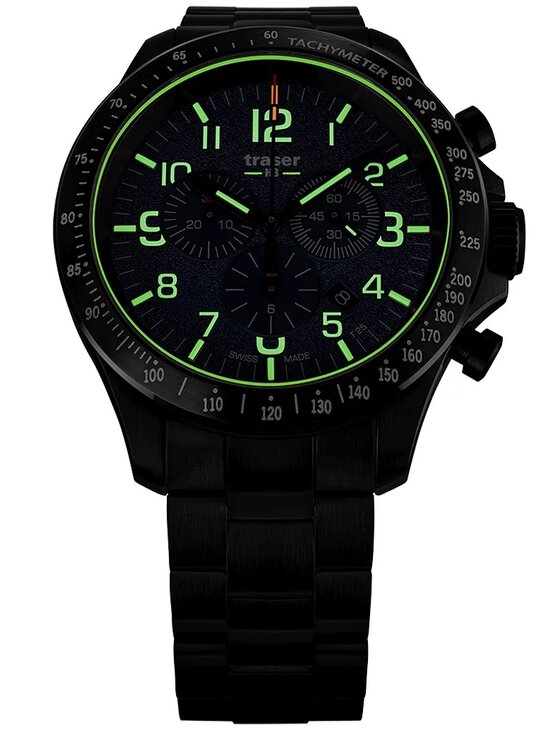 Traser Traser Zegarek TS-109462 Czarny