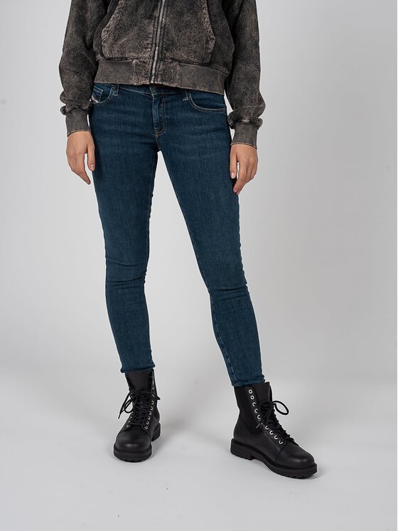 Diesel Diesel Jeansy 00SGSQ069TR Niebieski Skinny Fit