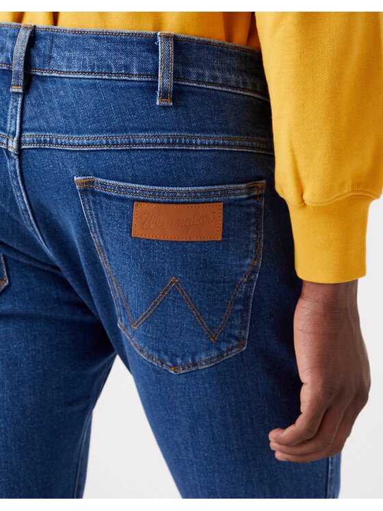 Wrangler Wrangler Jeansy BRYSON Niebieski Skinny Fit