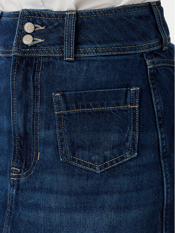 BOSS BOSS Jeans suknja 50559404 Plava Regular Fit