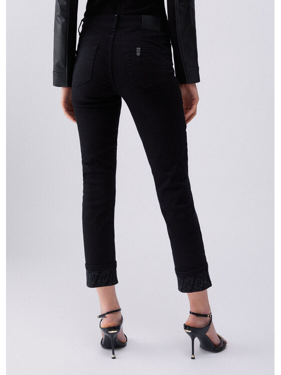Liu Jo Liu Jo Spodnie materiałowe UA6006T259422222 Czarny Slim Fit