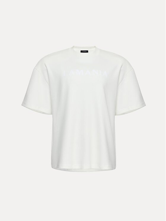 La Mania La Mania Tričko CHUCK Biela Basic Fit