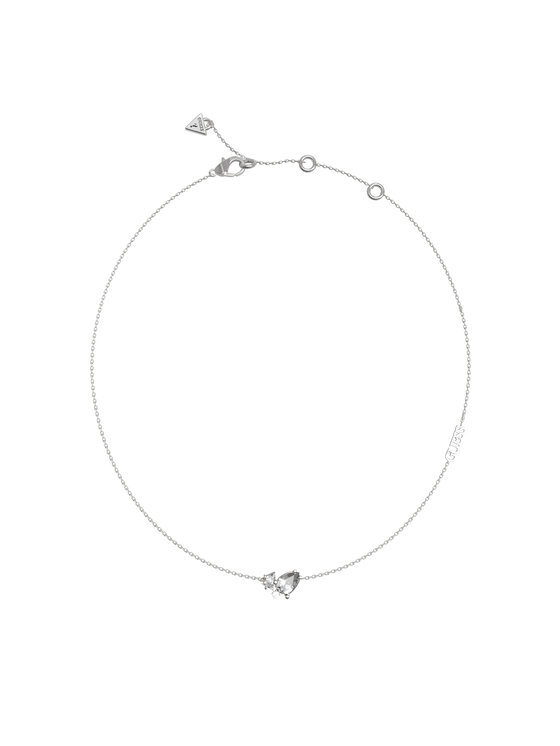 Guess Guess Ogrlica JUBN04 413JW Srebrna