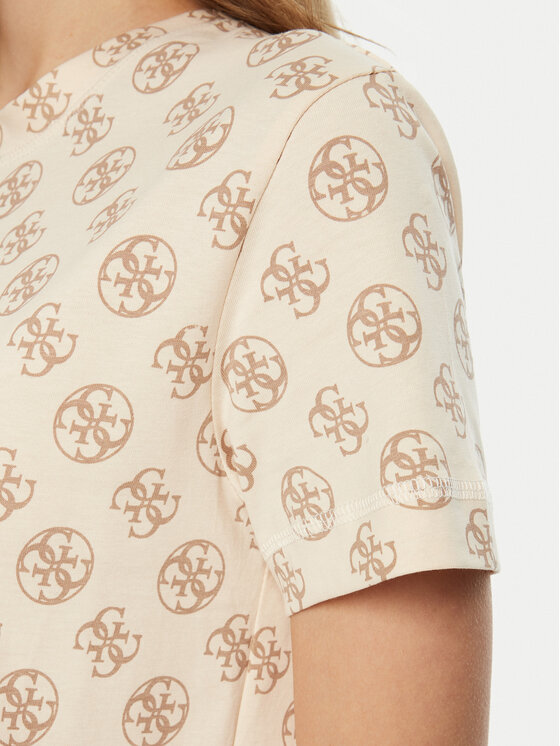 Guess Guess Póló V4YI04 I3Z14 Ekru Regular Fit