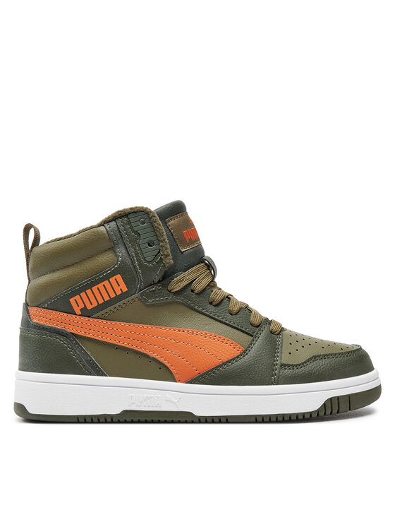 Puma Snīkeri Rebound V6 Mid Wtr Jr 394685 05 Haki