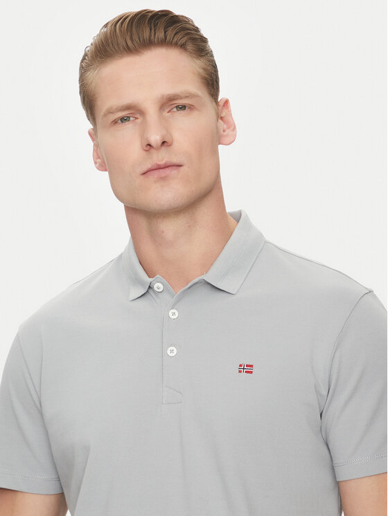 Napapijri Napapijri Polokošile Ealis NP0A4H8B Šedá Regular Fit
