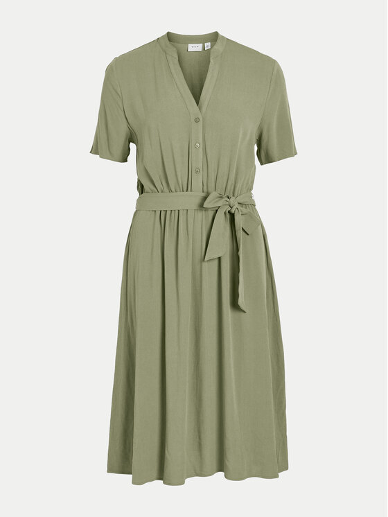Vila Vila Hemdkleid Moashly 14089260 Grün Regular Fit