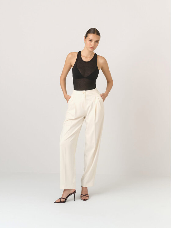 La Mania La Mania Top ETANA Czarny Classic Fit