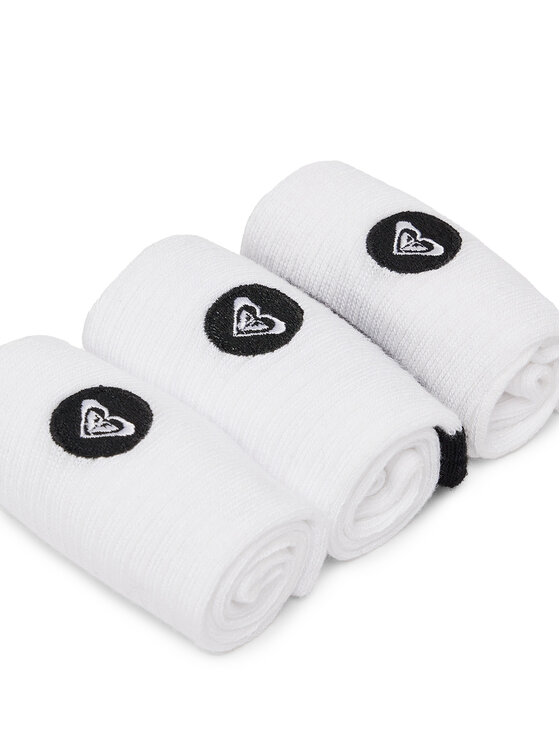 Roxy Roxy Șosete lungi AS_ROXY_02W_AW26 (3-PACK) Alb