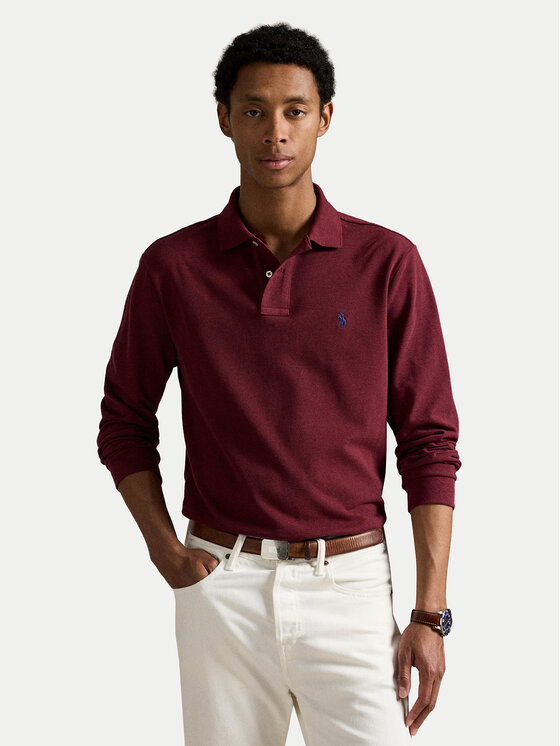 Polo Ralph Lauren Polo Ralph Lauren Polo 710681126076 Czerwony Slim Fit